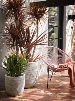 Capi Europe - Bloempot Bol Rib NL - 35x34 - Ivoor - Voor Binnen En Buiten - KOFI932 -Tuinmeubelseries Winkel 900x1200 33