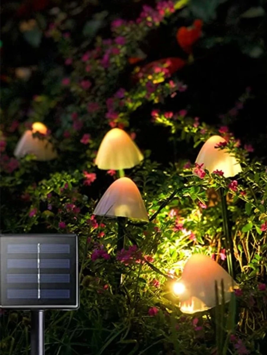 Cynergie - Tuinverlichting Op Zonneenergie - 20 x led lampen - Solar Lampjes met Paddenstoelen - Kerstverlichting Buiten Cynergie - Tuinverlichting Op Zonneenergie - 20 X Led Lampen - Solar Lampjes Met Paddenstoelen - Kerstverlichting Buiten -Tuinmeubelseries Winkel 902x1200 5
