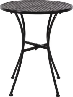 Bolero Ronde Stalen Bistro Tafel Zwart 60cm -Tuinmeubelseries Winkel 903x1200