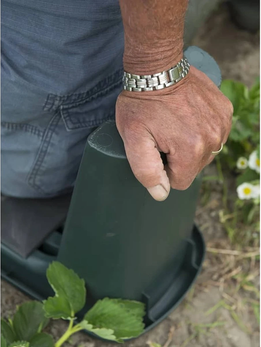 Nature - Tuinkruk 2-in-1 - Tuinzit/-knielkruk - tuin werkbank - grijs - H34 x 66 x 25cm Nature - Tuinkruk 2-in-1 - Tuinzit/-knielkruk - Tuin Werkbank - Grijs - H34 X 66 X 25cm -Tuinmeubelseries Winkel