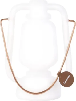 QAZQA Storm - Moderne LED Staande Buitenlamp | Staande Lamp Voor Buiten - 1 Lichts - H 220 Mm - Wit - Buitenverlichting