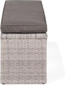 Beliani VITERBO - Loungeset Voor 8 - Grijs - PE Rotan -Tuinmeubelseries Winkel 916x1200