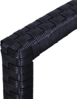 Outsunny Polyrotan Tuinbank 2-zits Parkbank Bank Staal Zwart 867-022 4 Outsunny Polyrotan Tuinbank 2-zits Parkbank Bank Staal Zwart 867-022 -Tuinmeubelseries Winkel 931x1200