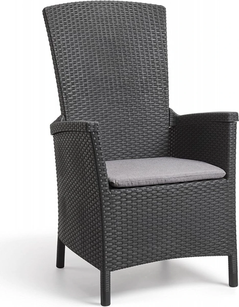 Allibert Vermont Verstelbare Tuinstoel - 64x68x107cm - Grafiet Allibert Vermont Verstelbare Tuinstoel - 64x68x107cm - Grafiet -Tuinmeubelseries Winkel 936x1200 1