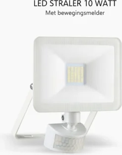ELRO LF60 Design LED Buitenlamp Met Bewegingssensor - 10W – 800LM – IP54 Waterdicht - Wit -Tuinmeubelseries Winkel 946x1200 1