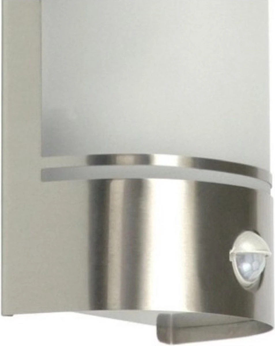 Smartwares Alicante Wandlamp – Roestvrijstaal – Bewegingssensor – E27 fitting - 10.010.26 Smartwares Alicante Wandlamp – Roestvrijstaal – Bewegingssensor – E27 Fitting - 10.010.26 -Tuinmeubelseries Winkel