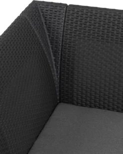 Keter Marie Hoek Loungeset Met Orlando Tafel - 6 Personen - Antraciet -Tuinmeubelseries Winkel 955x1200