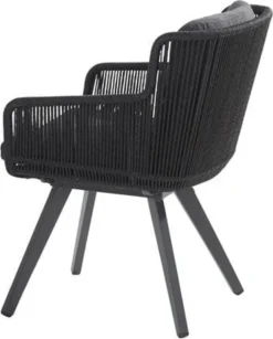 4 Seasons Outdoor 4SO Armstoel Flores Anthracite - 1 Stuk -Tuinmeubelseries Winkel 964x1200 1