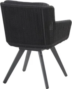 4 Seasons Outdoor 4SO Armstoel Flores Anthracite - 1 Stuk -Tuinmeubelseries Winkel 973x1200