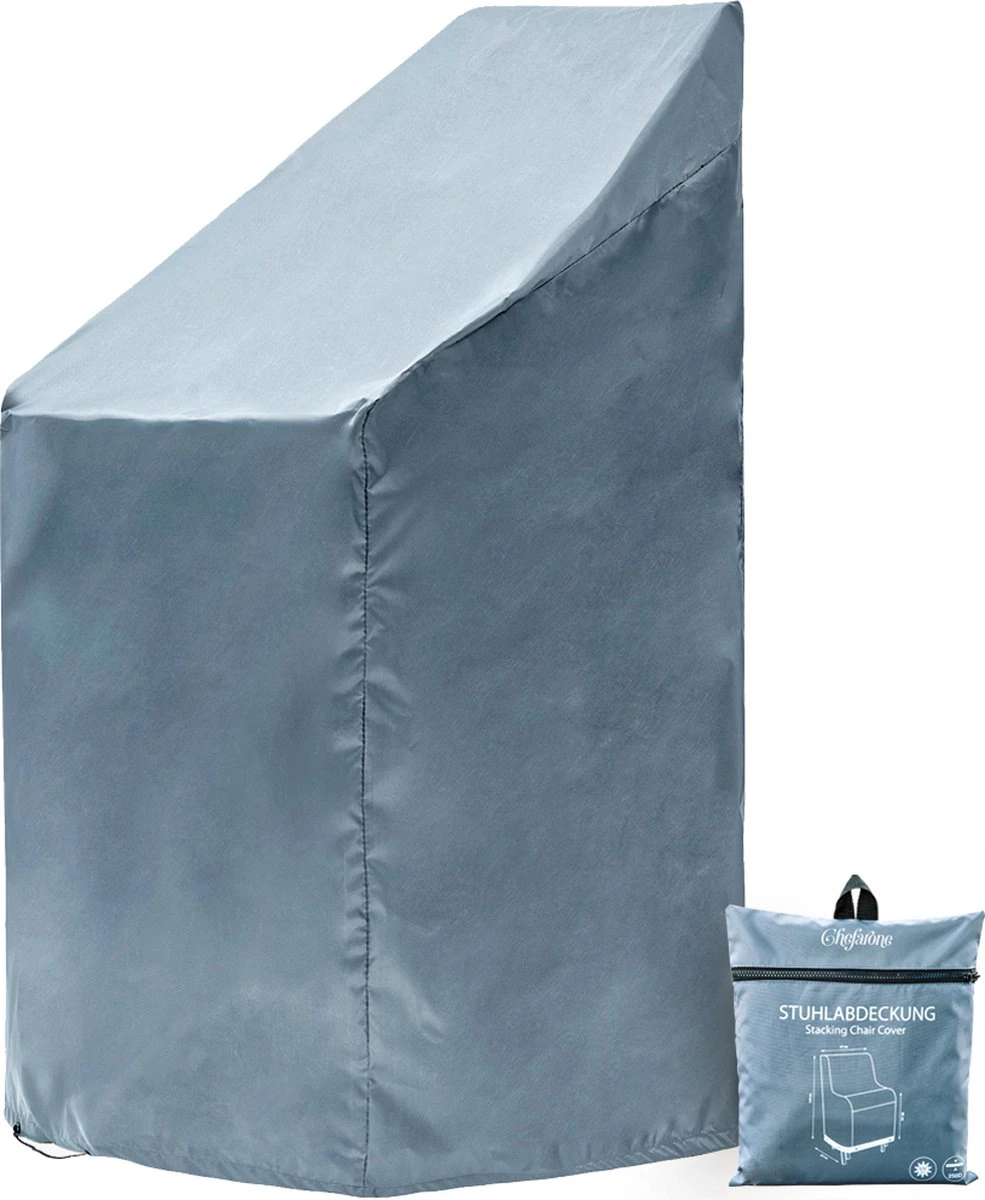 Chefarone Beschermhoes Tuinstoelen - Tuinstoelen Hoes - Tuinmeubelen - Weerbestendig - UV-bescherming - Grijs Chefarone Beschermhoes Tuinstoelen - Tuinstoelen Hoes - Tuinmeubelen - Weerbestendig - UV-bescherming - Grijs -Tuinmeubelseries Winkel
