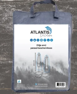 Weersbestendige Parasolhoes - Max. 4 X 4 M - Grijs / Antraciet - Zweefparasol 6 Weersbestendige Parasolhoes - Max. 4 X 4 M - Grijs / Antraciet - Zweefparasol -Tuinmeubelseries Winkel 992x1200 4