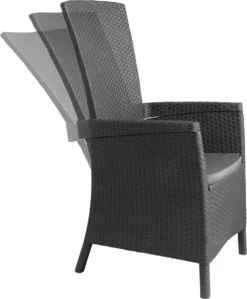 Allibert Vermont Verstelbare Tuinstoel - 64x68x107cm - Grafiet 4 Allibert Vermont Verstelbare Tuinstoel - 64x68x107cm - Grafiet -Tuinmeubelseries Winkel 992x1200 8