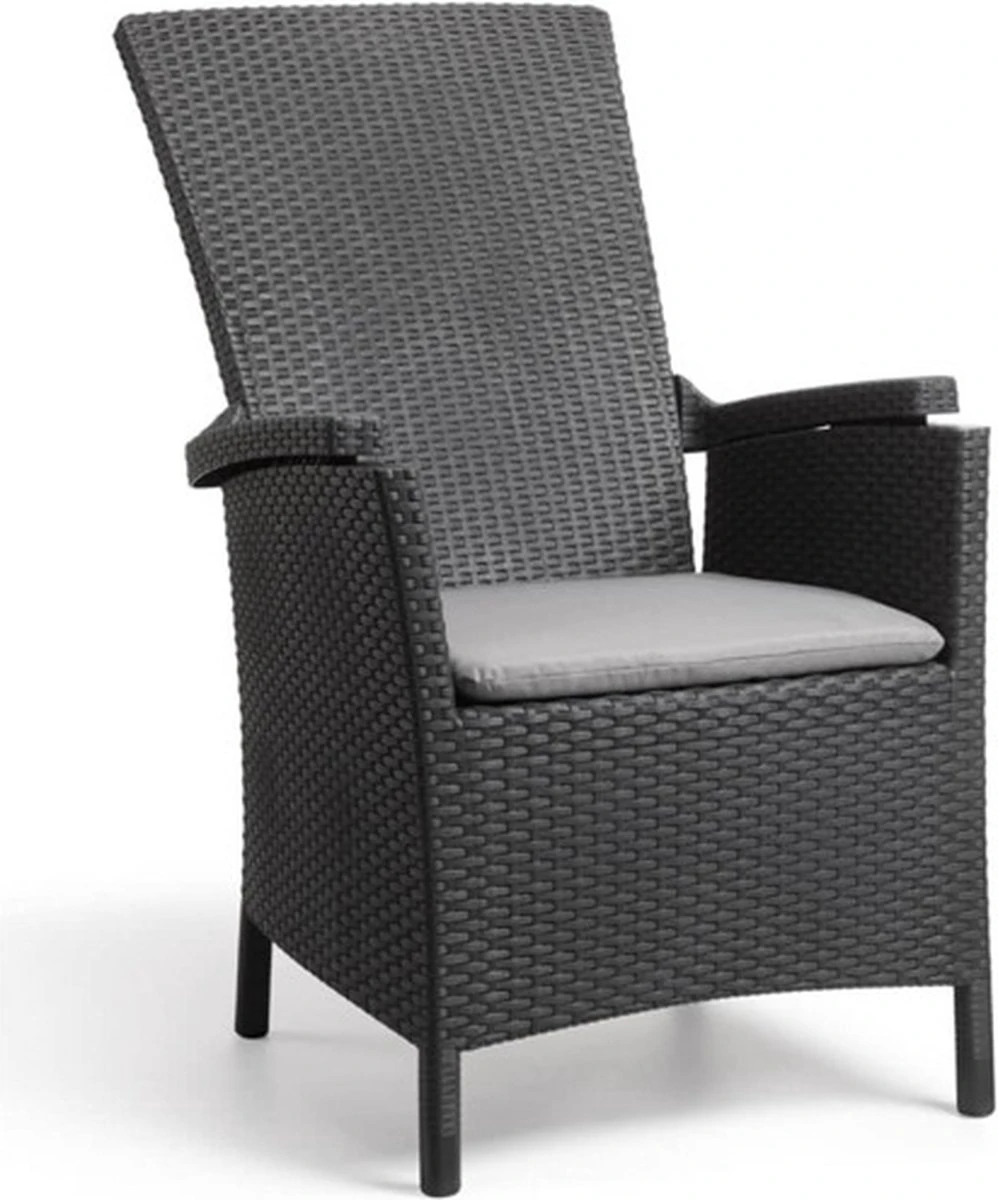 Allibert Vermont Verstelbare Tuinstoel - 64x68x107cm - Grafiet Allibert Vermont Verstelbare Tuinstoel - 64x68x107cm - Grafiet -Tuinmeubelseries Winkel